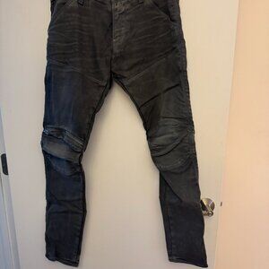 G-Star Grey 3D Zip Knee Skinny Jeans - 3 pairs all 32x32